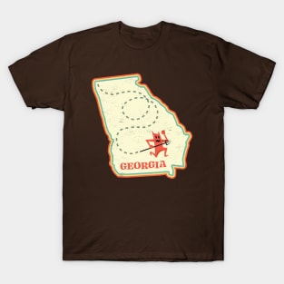 The Devil Went Down To Georgia: Country Music-Inspired Design T-Shirt